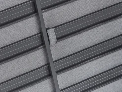 Conjunto De Jardim Com 5 Lugares Em Aluminio Preto Com Almofadas Cinzentas Coccorino