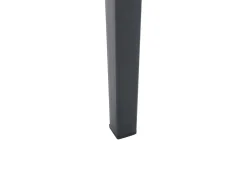 Conjunto De Jardim Com 4 Lugares Em Metal Cinzento E Preto Scaccia