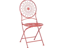 Conjunto De Jardim Em Metal Vermelho Scario
