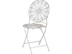Conjunto De Jardim Em Metal Branco Scafa