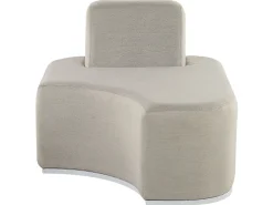 Conjunto De Jardim Modular 4 Lugares Cinzento Claro Fabro