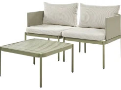 Conjunto De Jardim Modular 2 Lugares Em Aluminio Verde Terracina