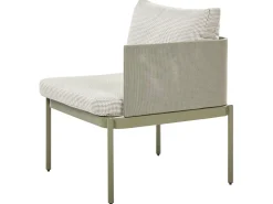 Conjunto De Jardim Modular 2 Lugares Em Aluminio Verde Terracina