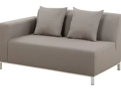 Conjunto De Jardim Modular 5 Lugares A Direita Em Tecido Creme Belize