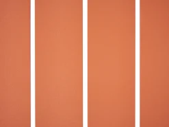 Conjunto De Jardim Modular 2 Lugares Em Aluminio Laranja Terracina