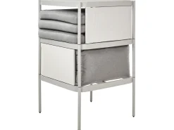 Conjunto De Jardim Modular 2 Lugares Em Aluminio Cinzento Claro Terracina