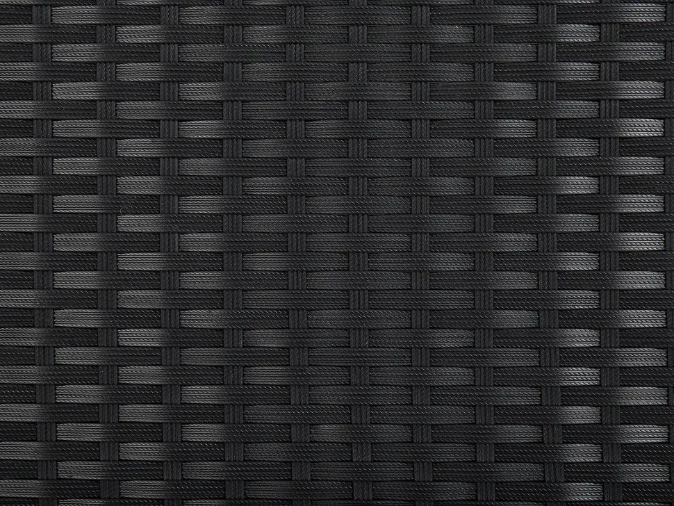 Conjunto De Jardim Modular Em Rattan Sintetico Preto A Direita Sano Ii