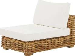 Conjunto De Jardim Modular 4 Lugares Em Rattan Cor Natural A Direita Varallo