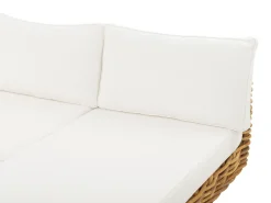 Conjunto De Jardim Modular 4 Lugares Em Rattan Cor Natural A Direita Varallo