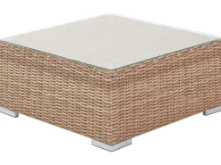 Conjunto De Jardim Modular 6 Pessoas Em Rattan Castanho Claro A Direita Contare