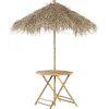 Conjunto De Mesa Em Bambu Com Guarda-Sol Molise