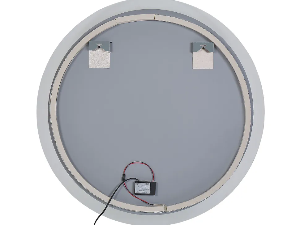 Conjunto De Móveis Com Lavatorio E Espelho Led Em Castanho E Cinzento Figueres