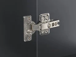 Conjunto De Móveis Com Lavatorio E Espelho Em Preto Tudela