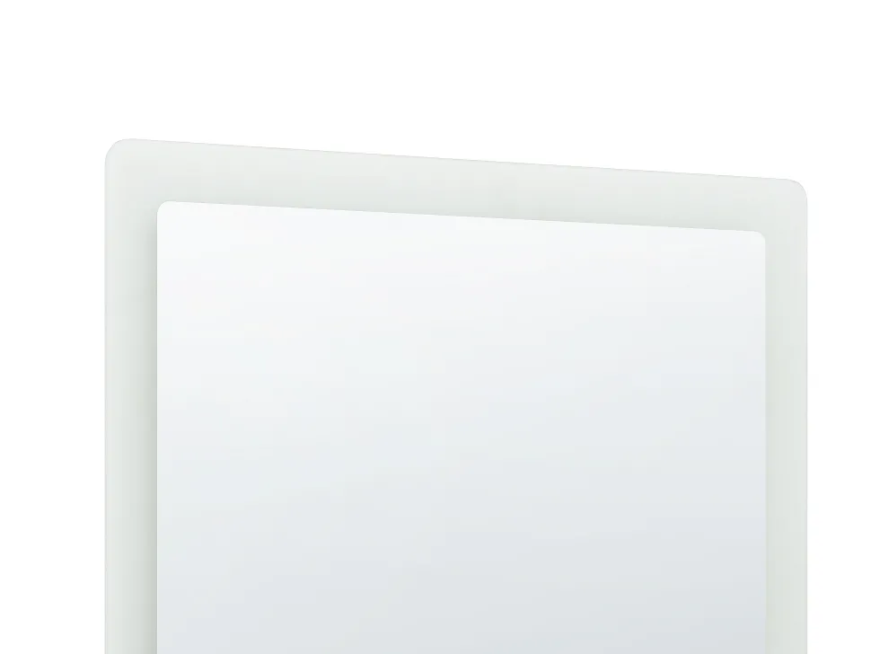 Conjunto De Móveis Com Lavatorio E Espelho Em Branco Tudela