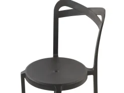 Conjunto De Móveis De Jardim Em Preto E Branco Com 4 Lugares Sersale/Camogli