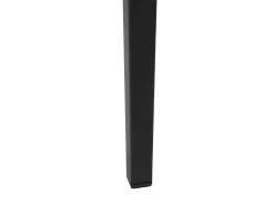 Conjunto De Refeicao De Jardim 4 Lugares Em Aluminio Preto E Almofadas Cinzentas Olmetto/Taviano
