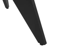 Conjunto De Refeicao De Jardim 4 Lugares Em Aluminio Preto E Almofadas Cinzentas Olmetto/Taviano