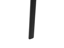 Conjunto De Refeicao De Jardim 4 Lugares Em Aluminio Preto E Almofadas Cinzentas Olmetto/Busseto