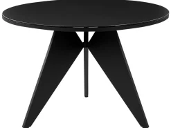 Conjunto De Refeicao De Jardim 4 Lugares Em Aluminio Preto E Almofadas Cinzentas Olmetto/Busseto
