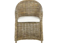 Conjunto De Refeicao Para 4 Em Rattan Cor Natural Susua/Olbia