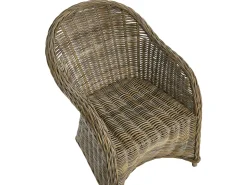 Conjunto De Refeicao Para 4 Em Rattan Cor Natural Susua/Olbia