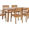 Conjunto De Refeicao Para 6 Em Madeira De Acacia Clara Fornelli