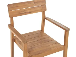 Conjunto De Refeicao Para 6 Em Madeira De Acacia Clara Fornelli