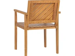 Conjunto De Refeicoes 4 Lugares Em Madeira De Acacia Clara Baratti