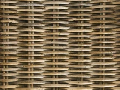 Conjunto De Refeicoes De Jardim De 6 Lugares Em Rattan Cor Natural Maros/Olbia