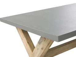 Conjunto De Refeicoes De Jardim De 6 Lugares Em Rattan Cor Natural Maros/Olbia