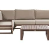 Conjunto Jardim 4 Lugares Madeira Acacia Certificada Escura A Direita Timor Ii
