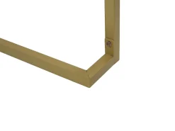 Consola Com 2 Gavetas Preta E Dourada Westport