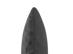 Cunjunto De 2 Almofadas Algodao Cinzento Com Relevo 45 X 45 Cm Lalam