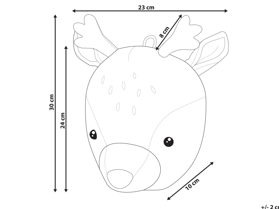 Decoracao De Parede Em Algodao Creme Bambi