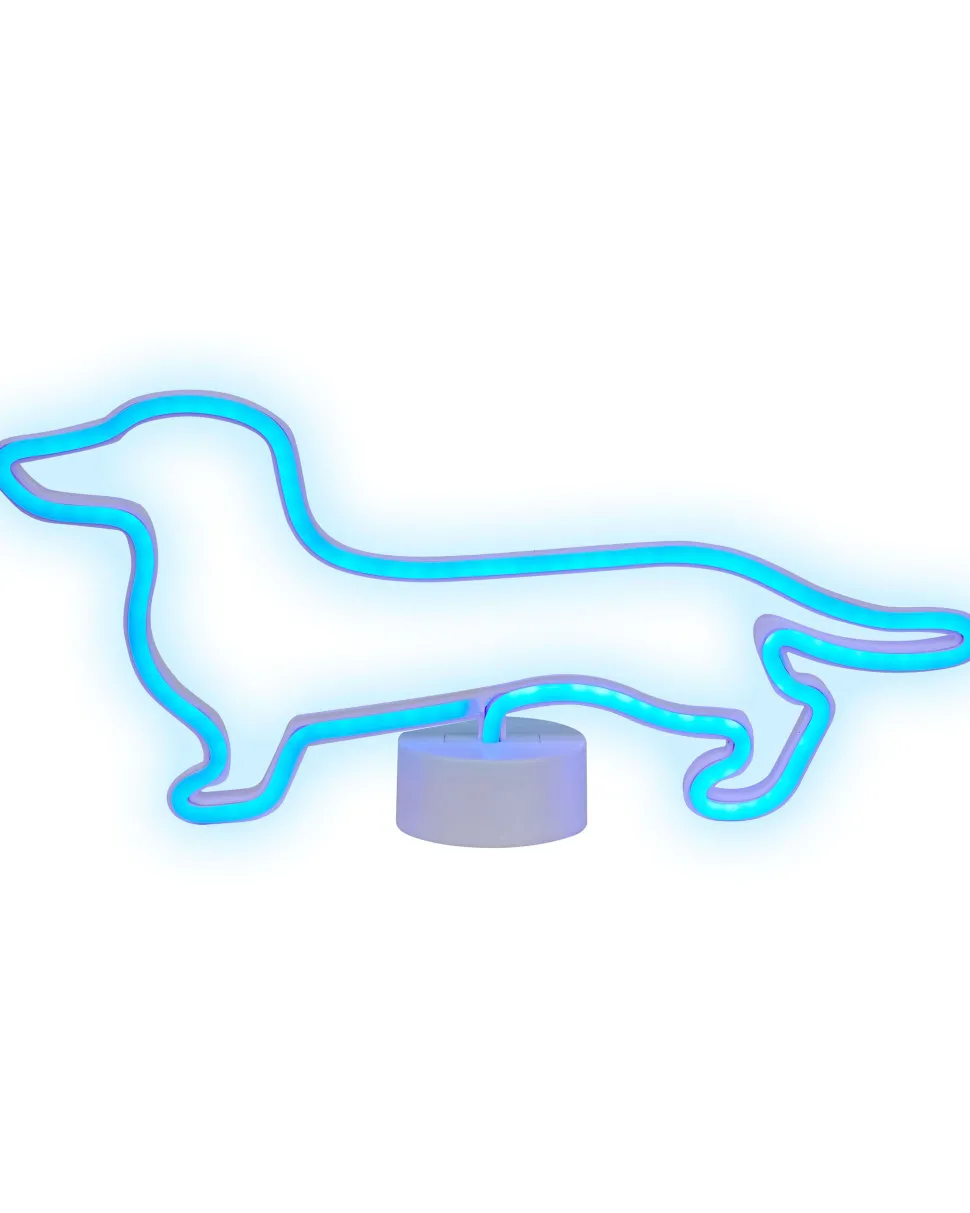 Decoracao Em Led Neon Azul Francis
