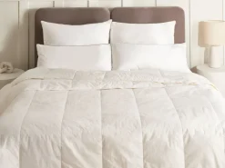 Edredao Duplo Em Algodao Japara Branco 220 X 240 Cm Chontgar