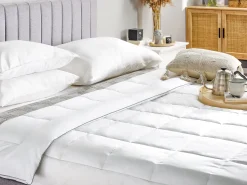 Edredao Em Algodao Japara Branco 220 X 240 Cm Kamet