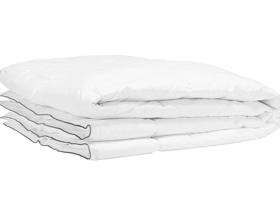 Edredao Em Algodao Japara Branco 220 X 240 Cm Kamet