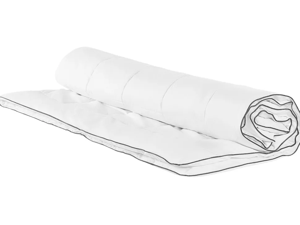 Edredao Em Algodao Japara Branco 220 X 240 Cm Kamet