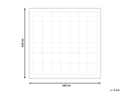 Edredao Em Algodao Japara Branco 220 X 240 Cm Kamet