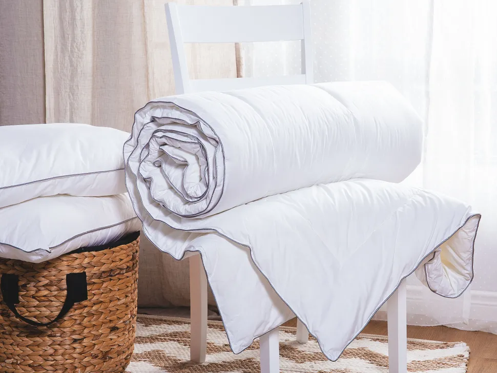 Edredao Extra Quente De Algodao Japara Branco 220 X 240 Cm Rimo