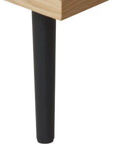 Estante Com 2 Gavetas Castanho Clara E Branca Richmond