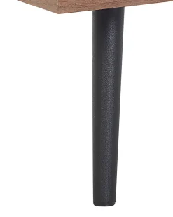 Estante Com 2 Gavetas Castanho Escura E Cinzenta Richmond