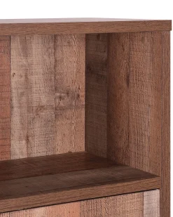 Estante Com 2 Gavetas E 1 Porta Castanha Atlanta