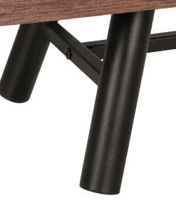 Estante Com 2 Gavetas E 1 Porta Castanha Atlanta