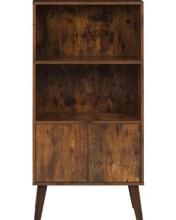 Estante Com 2 Portas Castanha Escura Vicosa