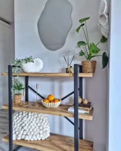 Estante Com 3 Prateleiras Castanha Clara Timber