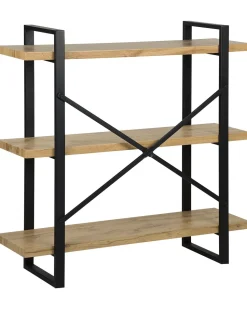 Estante Com 3 Prateleiras Castanha Clara Timber