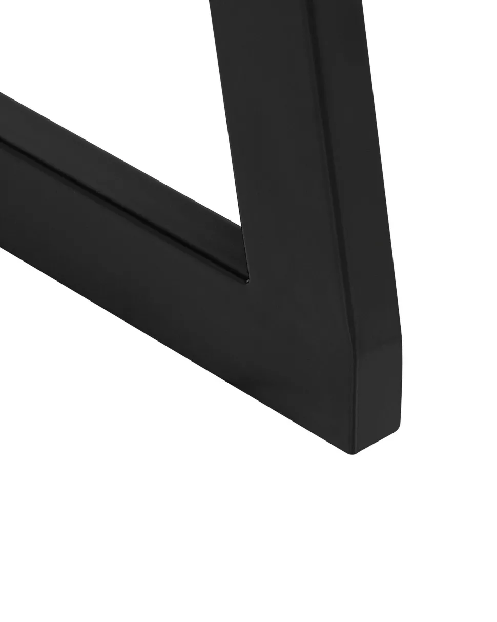 Estante Com 4 Prateleiras Preta E Castanha Escura Joplin