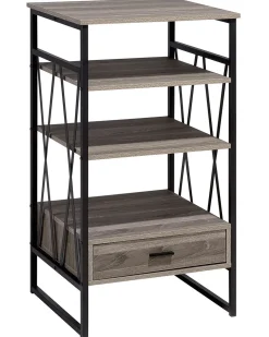 Estante Com 3 Prateleiras Taupe Keene